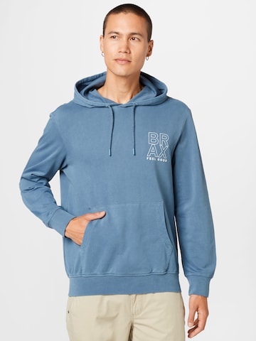 BRAX Sweatshirt 'Sullivan' in Blauw: voorkant