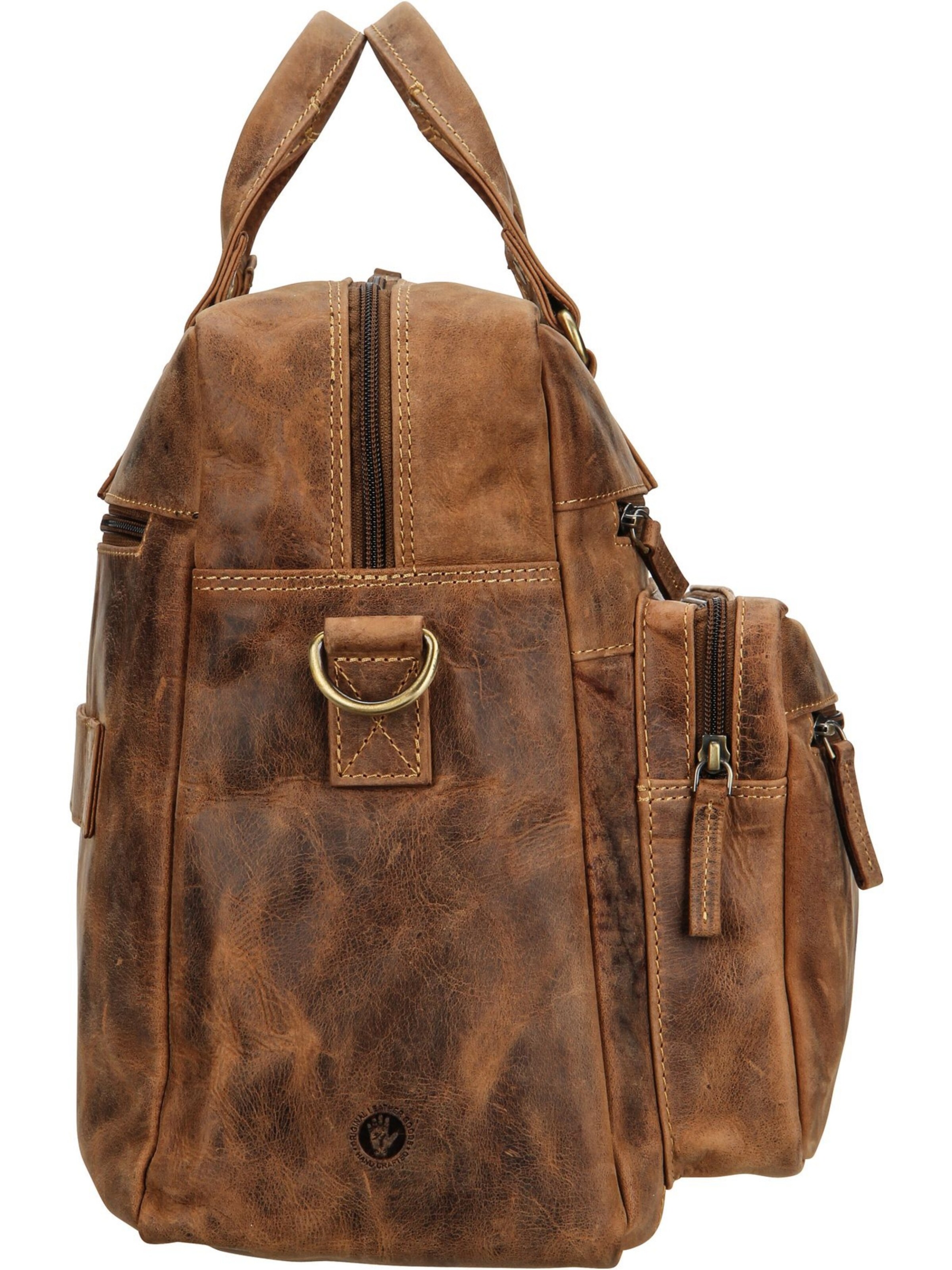 Borsa portadocumenti 'Vintage 1539' di GREENBURRY in marrone