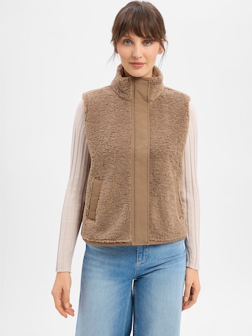 Gilet 'Safrost' Samsøe Samsøe en beige : devant