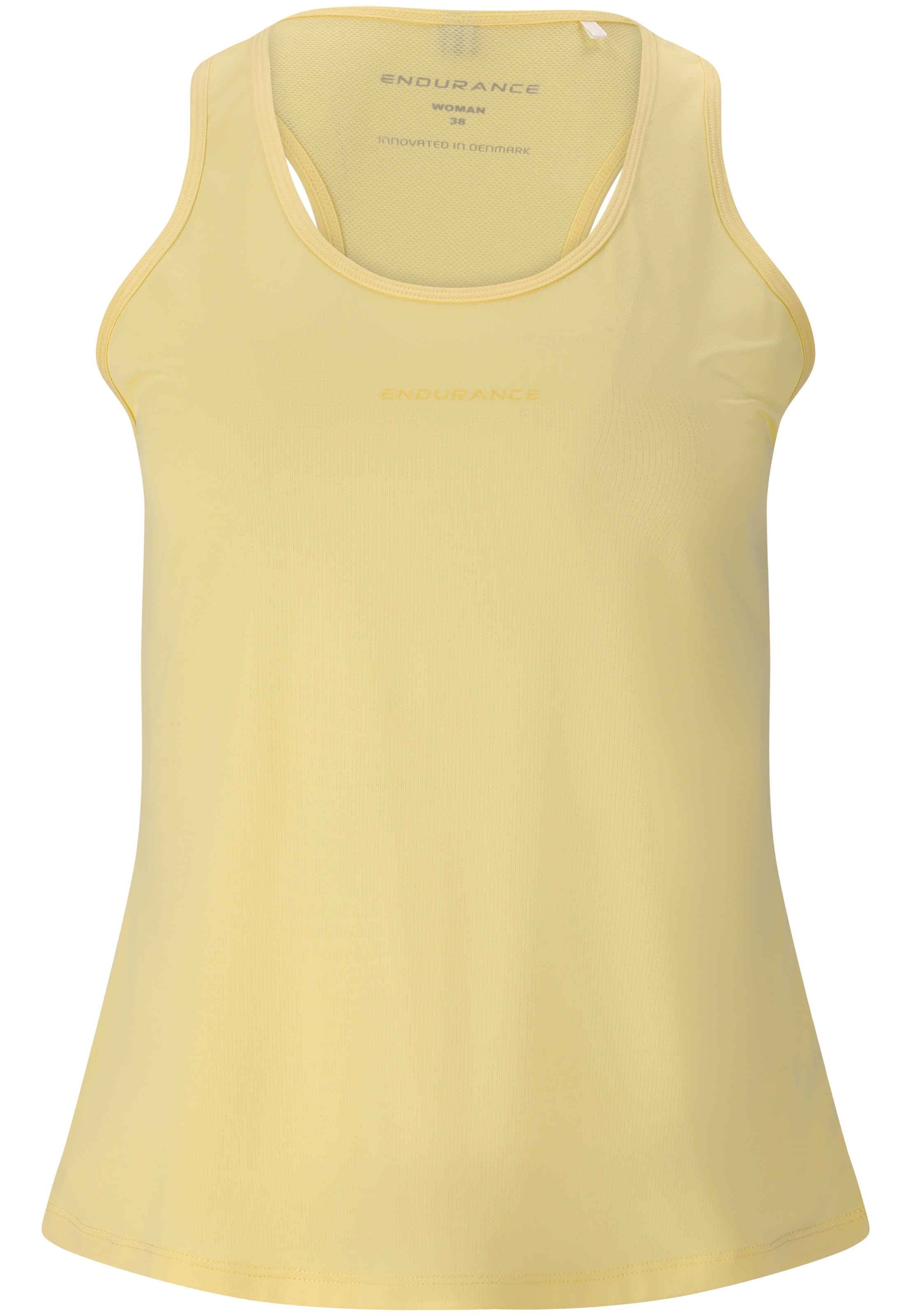 ENDURANCE Sporttop 'Nan' in Gelb: Vorderseite