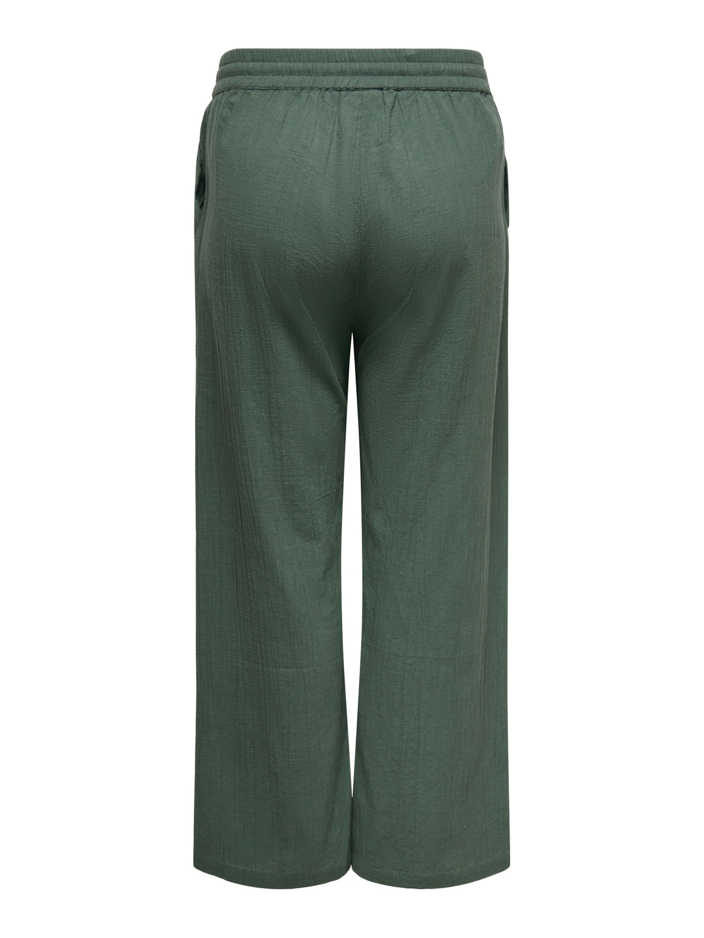 ONLY Carmakoma - Loosefit Pantalón 'CARTIZANA' en verde