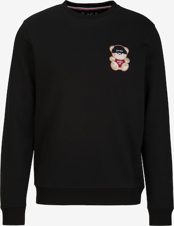 19V69 ITALIA - Sweatshirt 'Nico Aprés Ski' em preto: frente