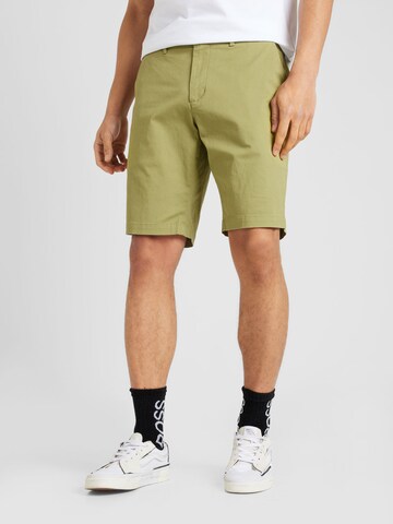 TOMMY HILFIGER Regular Chino Pants 'Harlem' in Green: front