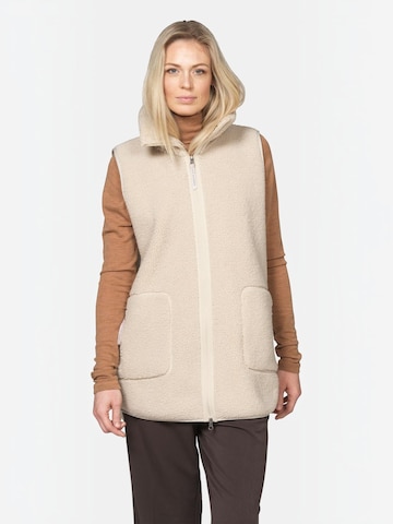Gilet ILSE JACOBSEN en blanc : devant