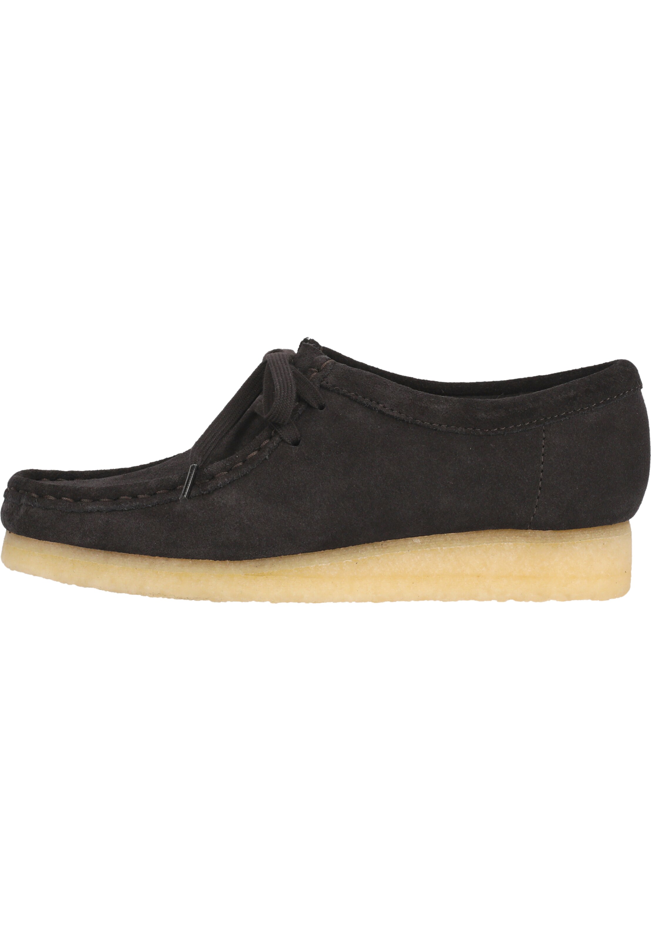 CLARKS Lace-up shoe 'Wallabee' in Brown