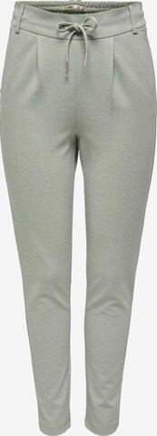 ONLY Slim fit Pleat-front trousers 'Poptrash' in Green: front