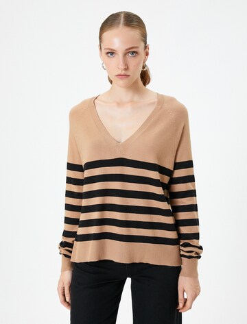 Koton Pullover in Beige: Vorderseite