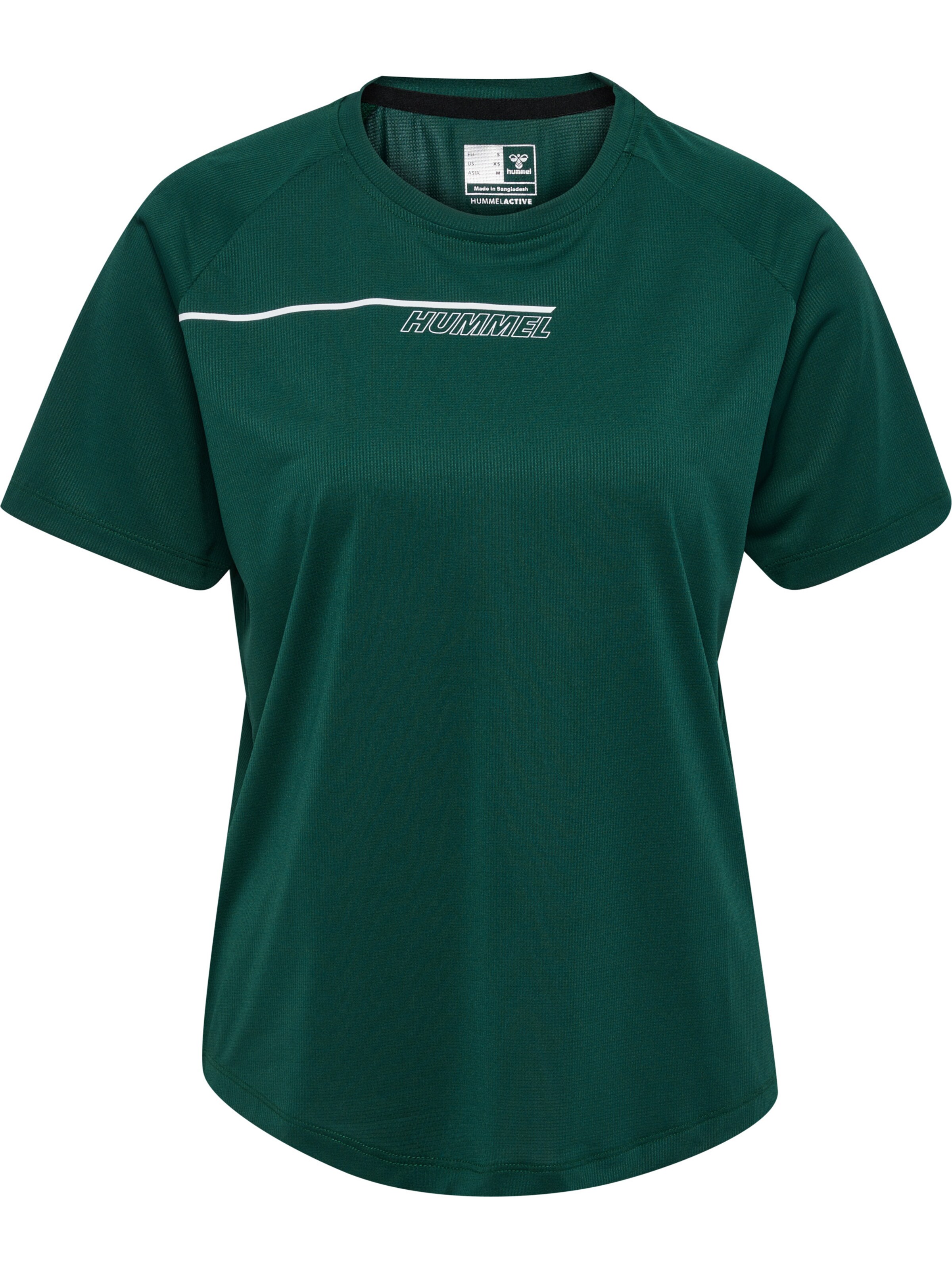 Hummel Functioneel shirt in Groen: voorkant