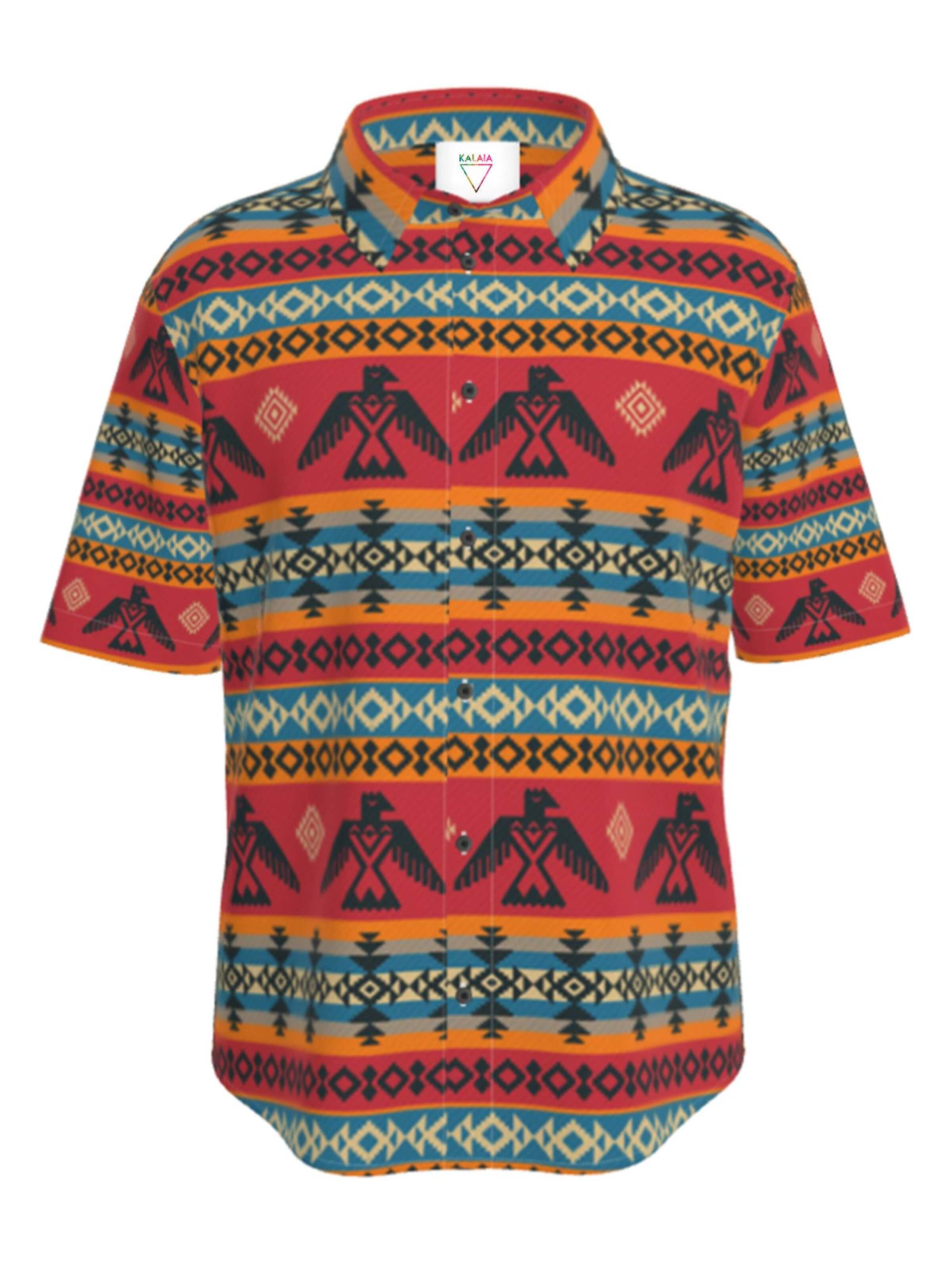 Regular fit Camicia di Kalaia in rosso: frontale