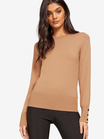 Pullover di Friends Like These in marrone: frontale