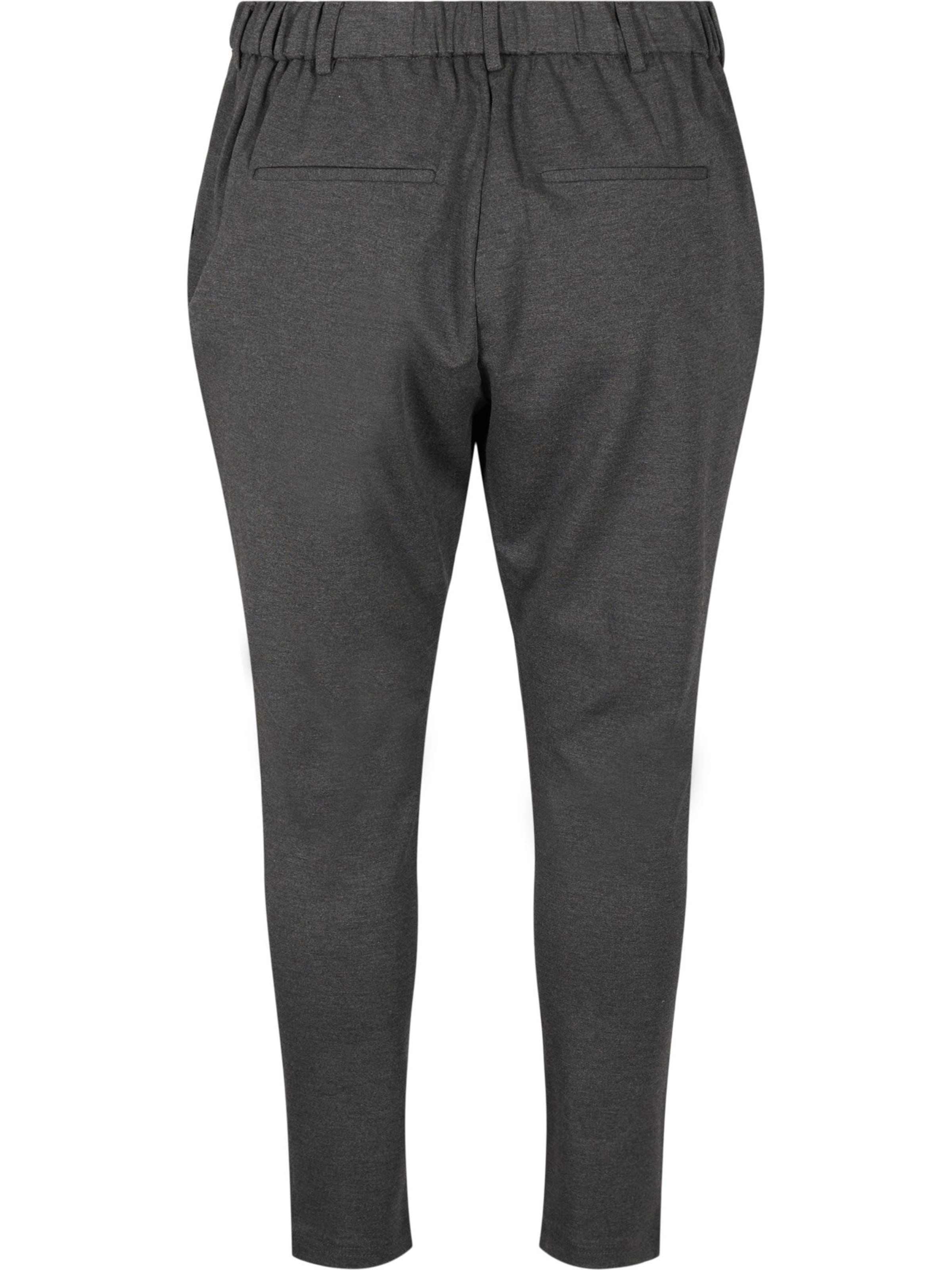 Zizzi Tapered Bukser 'MADDISON' i grå