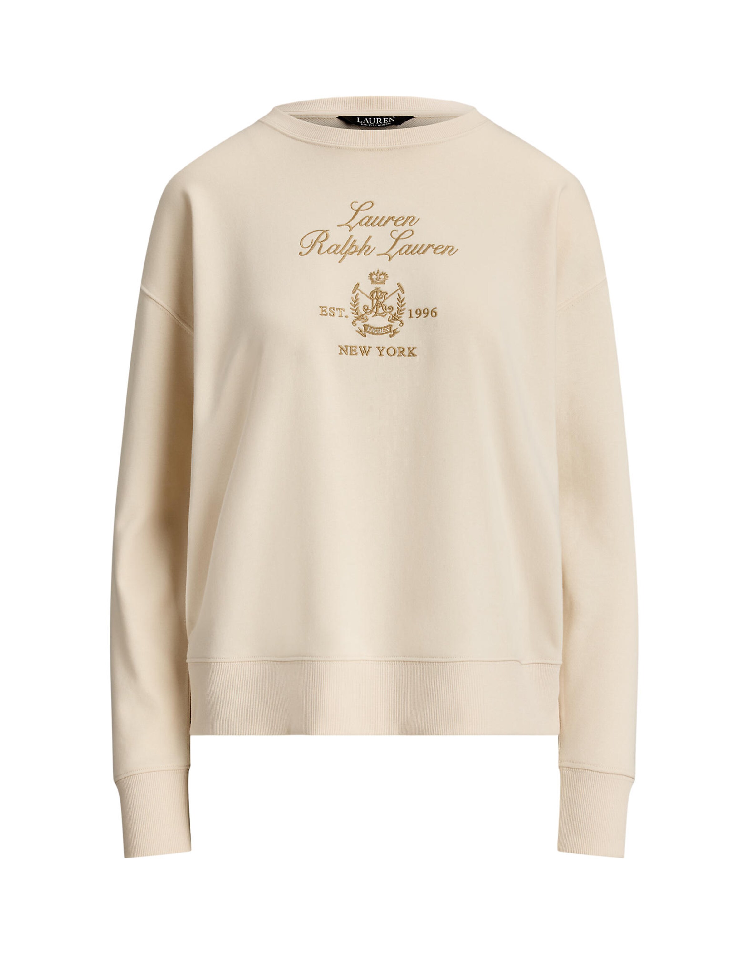 Lauren Ralph Lauren - Sweatshirt 'EASY FRENCH' em bege: frente