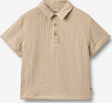 WHEAT - Camisa 'Svend' em bege: frente