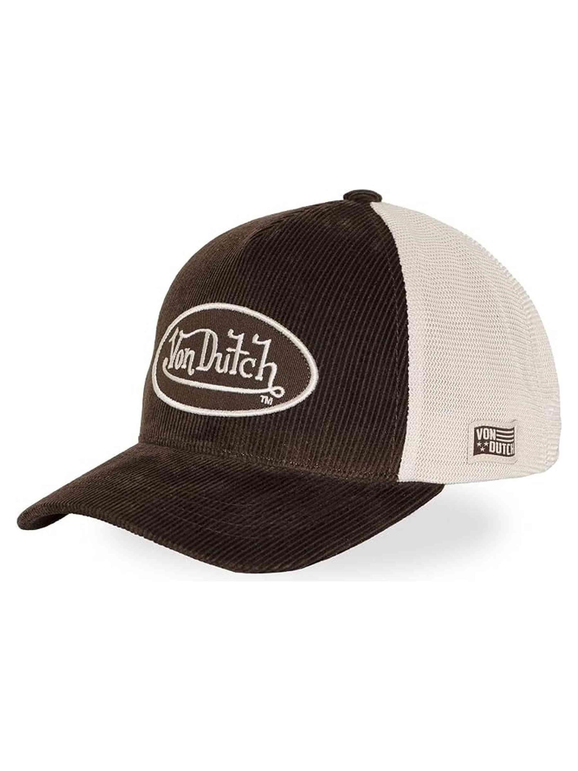 Von Dutch - Gorra 'Gorra von dutch marron corduroy trucker cap' en marrón