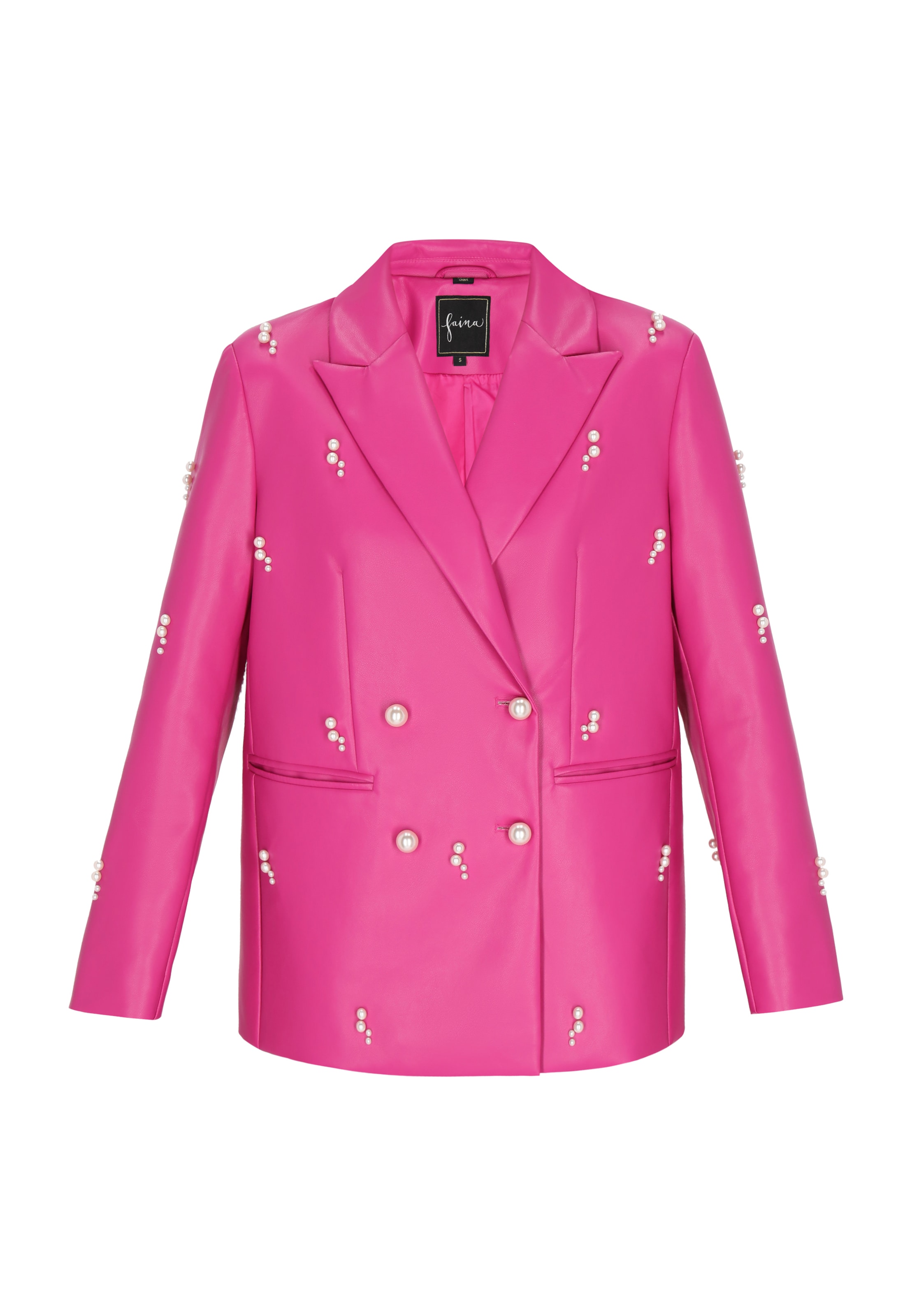 faina - Blazer 'Fashion Look' em rosa: frente