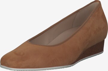 HASSIA Ballet Flats 'Cannes 302202' in Brown: front