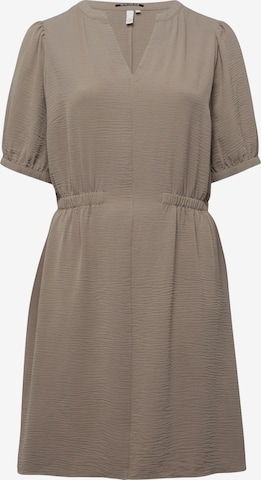 Robe QS en marron : devant
