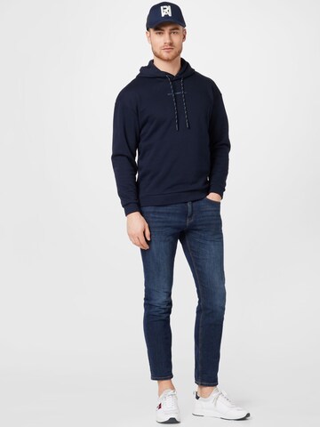 TOM TAILOR DENIM Sweatshirt in Blue