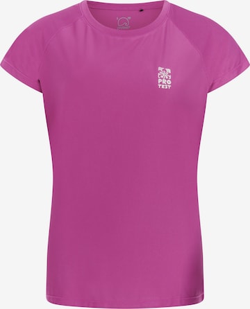 PROTEST Funktionsshirt 'PRTMagia' in Pink: Vorderseite