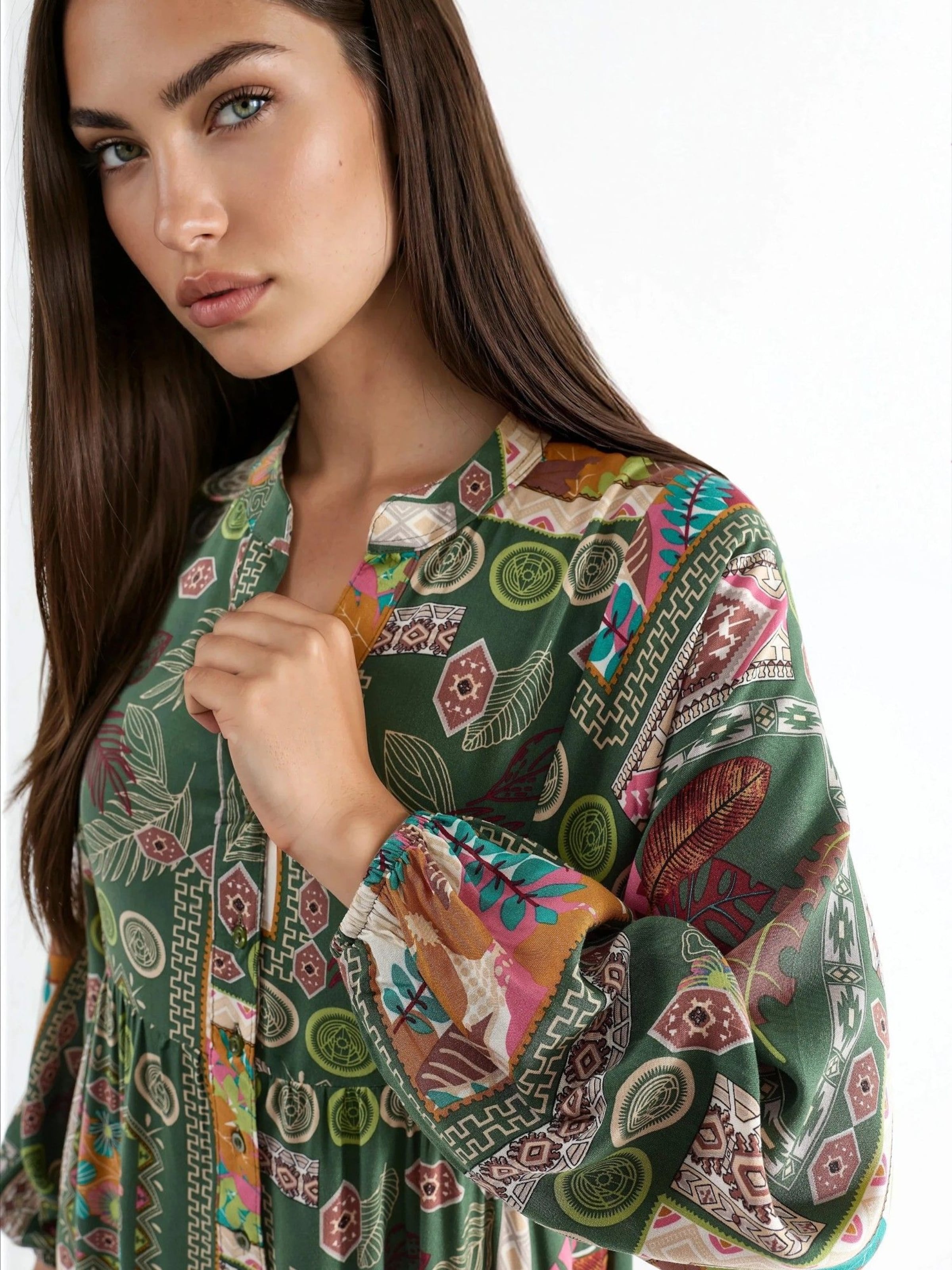 Hiccup Kleid in Grün