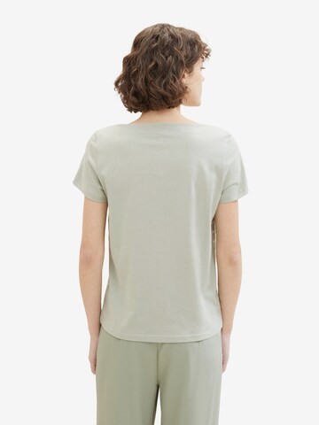 TOM TAILOR - Camiseta en verde