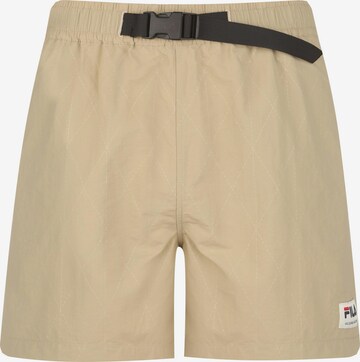 FILA Regular Broek 'Titz' in Beige: voorkant