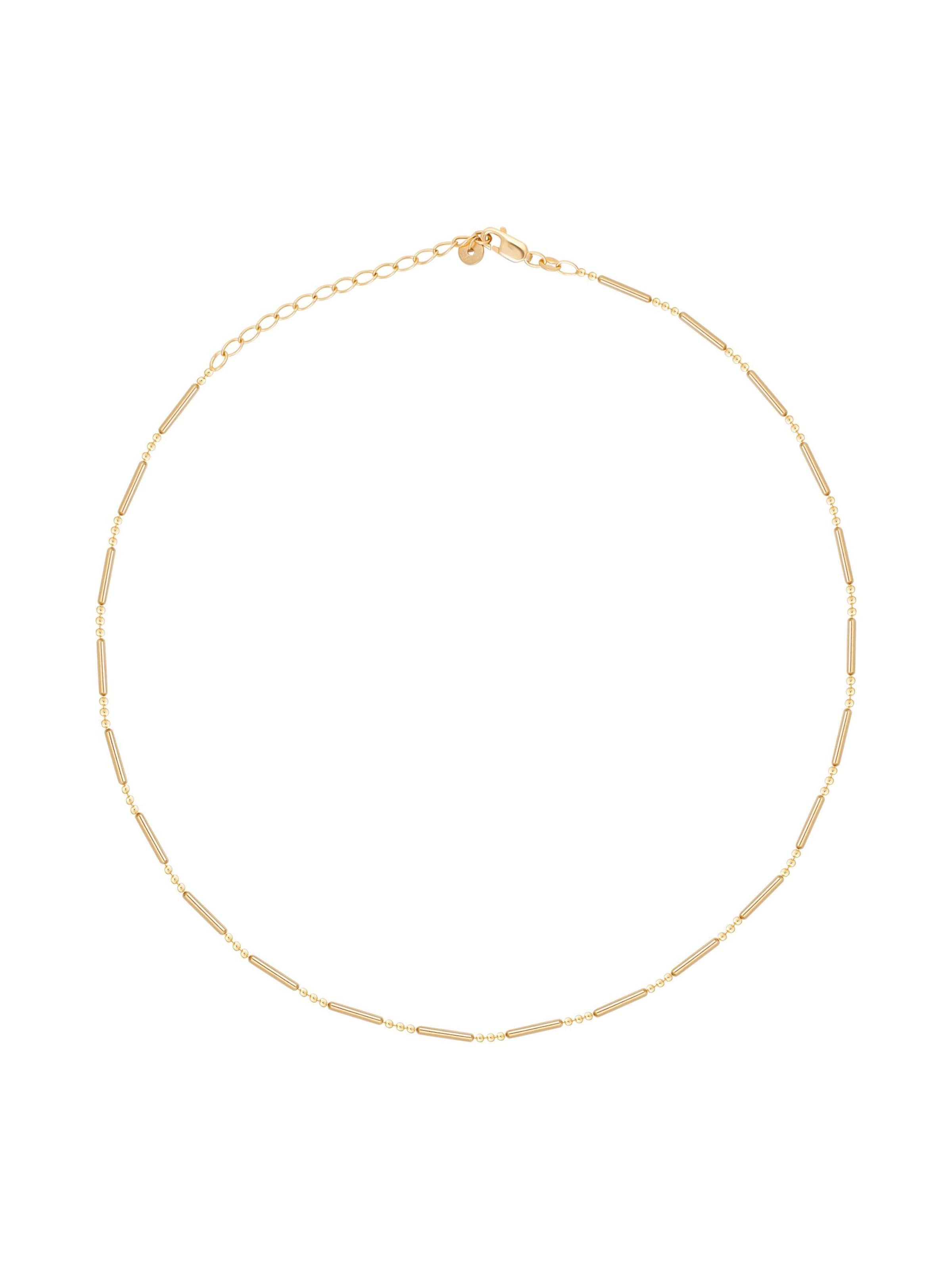 caï Halskette in Gelb: Vorderseite