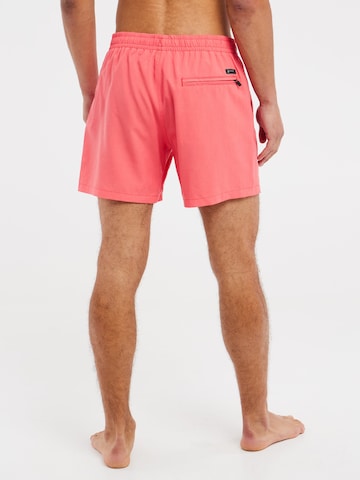 PROTEST Badeshorts 'DAVEY' in Rot