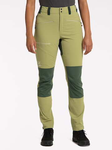 Haglöfs Regular Outdoor Pants 'Mid Standard' in Green: front