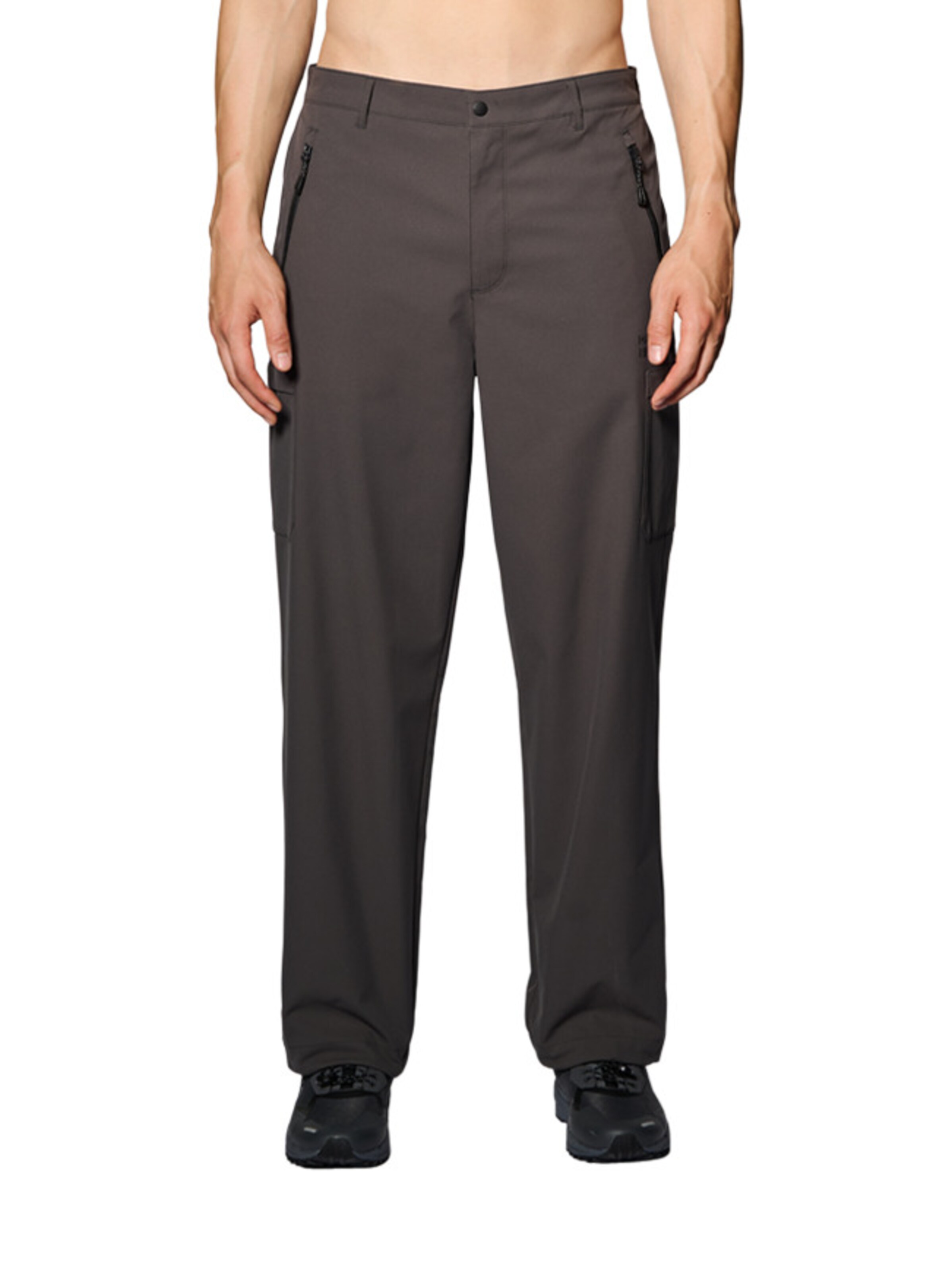 HALO Regular Trousers in Grey: front