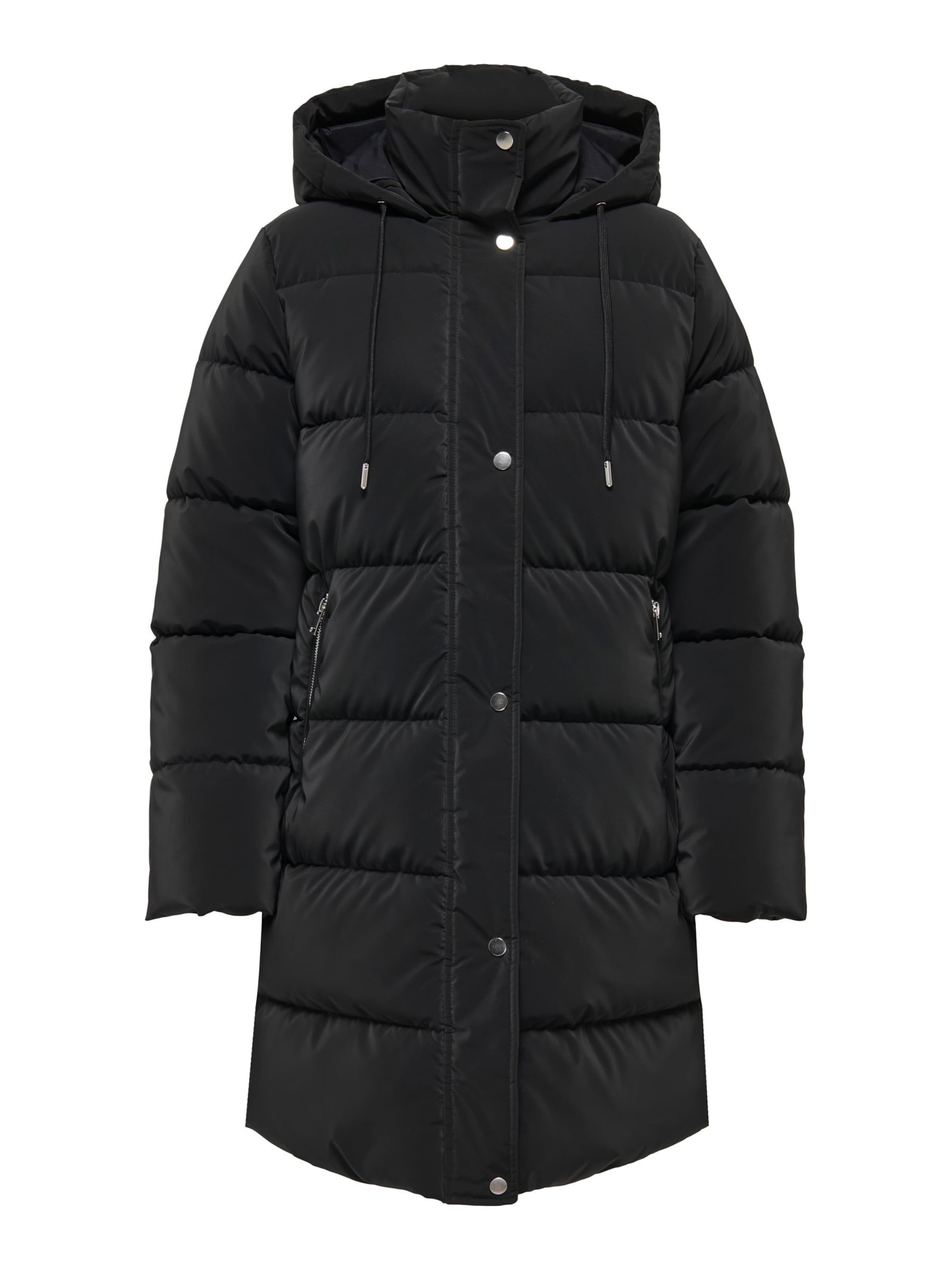 ONLY Carmakoma - Abrigo de invierno 'CARSmilla' en negro: frente