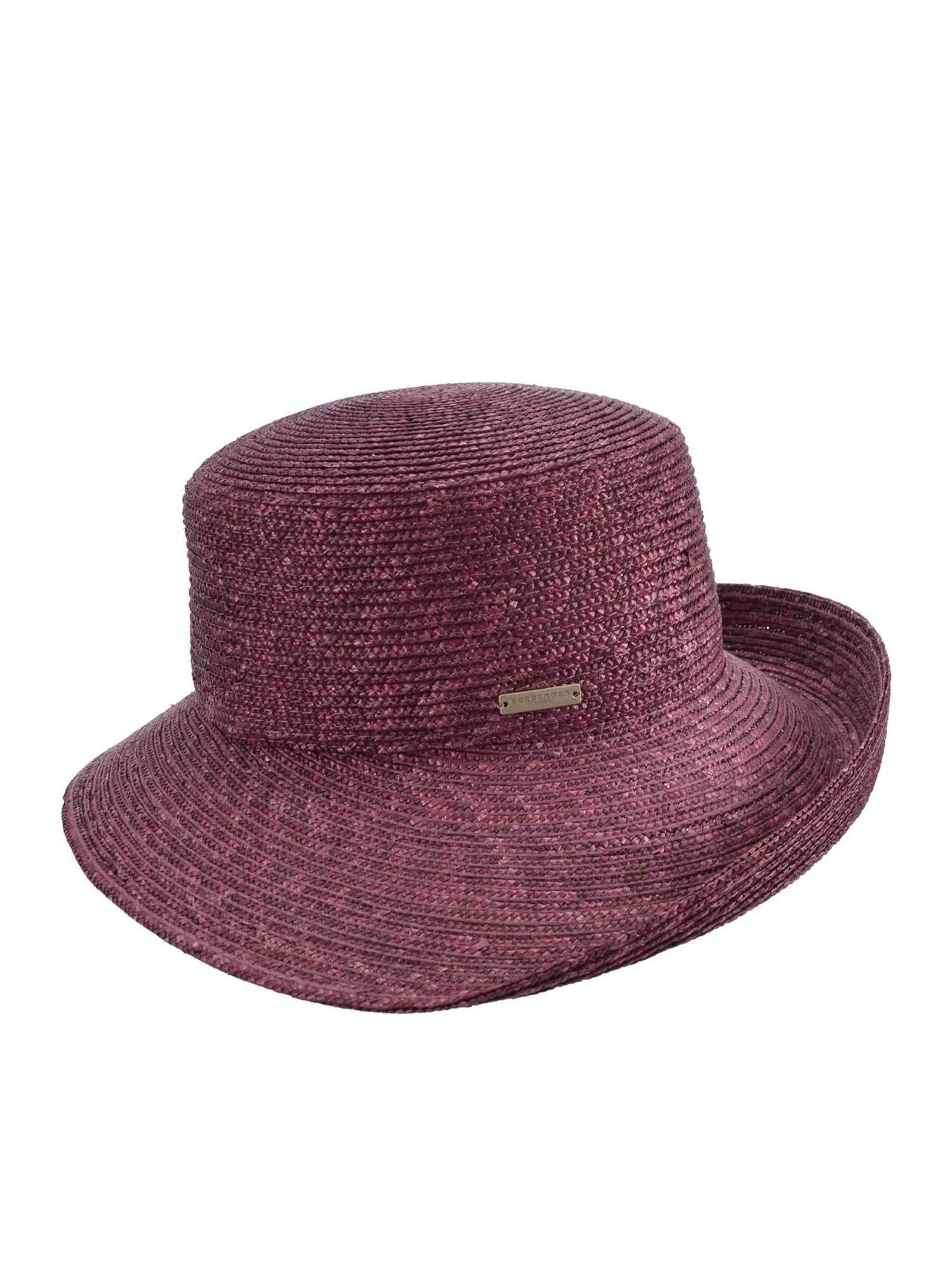 Seeberger Hat 'Hut' in Purple: front