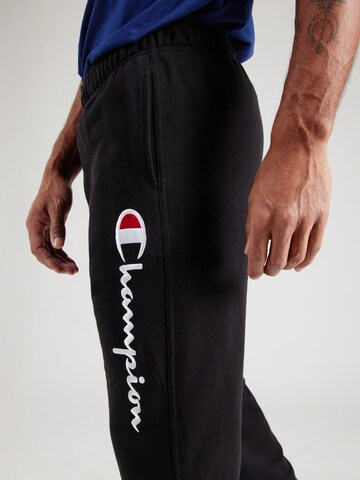 Champion Authentic Athletic Apparel Tapered Trousers in Black