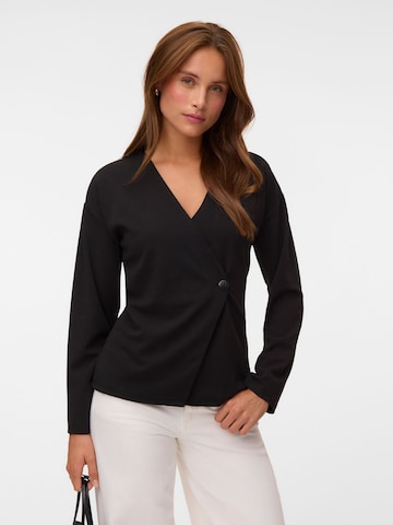 VERO MODA Knit Cardigan 'VMSTAR' in Black: front