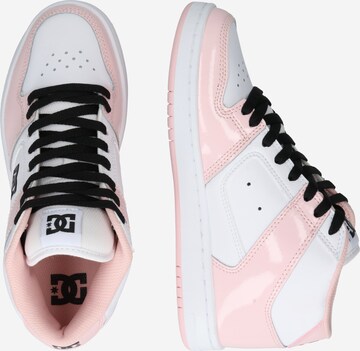 DC Shoes High-Top Sneakers 'MANTECA' in Pink