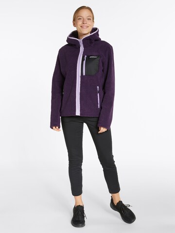 ZIENER Athletic Fleece Jacket 'JUHA' in Purple