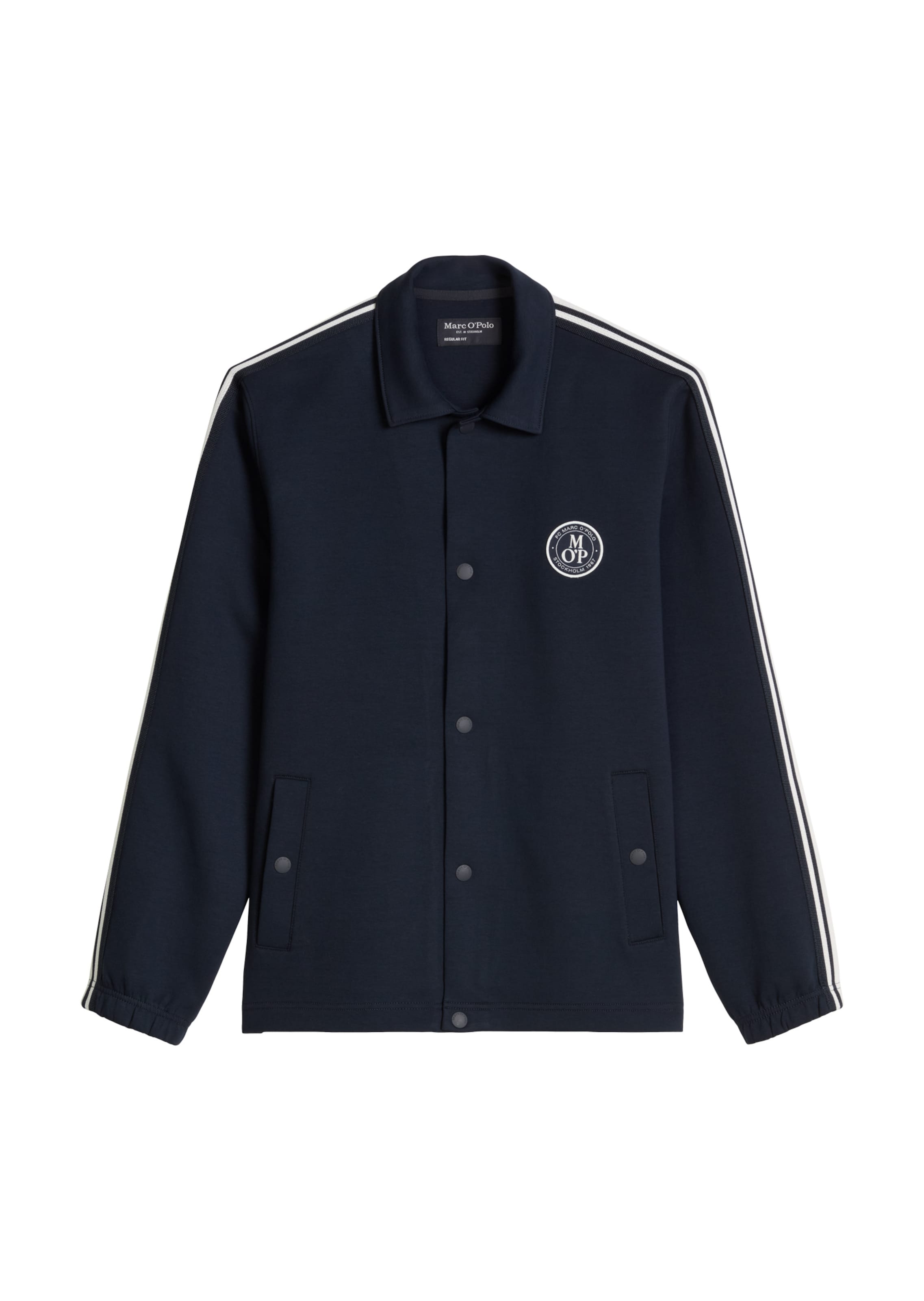 Marc O'Polo Sweatvest in Blauw: voorkant