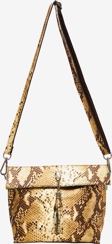 faina - Bolso de hombro en beige: frente