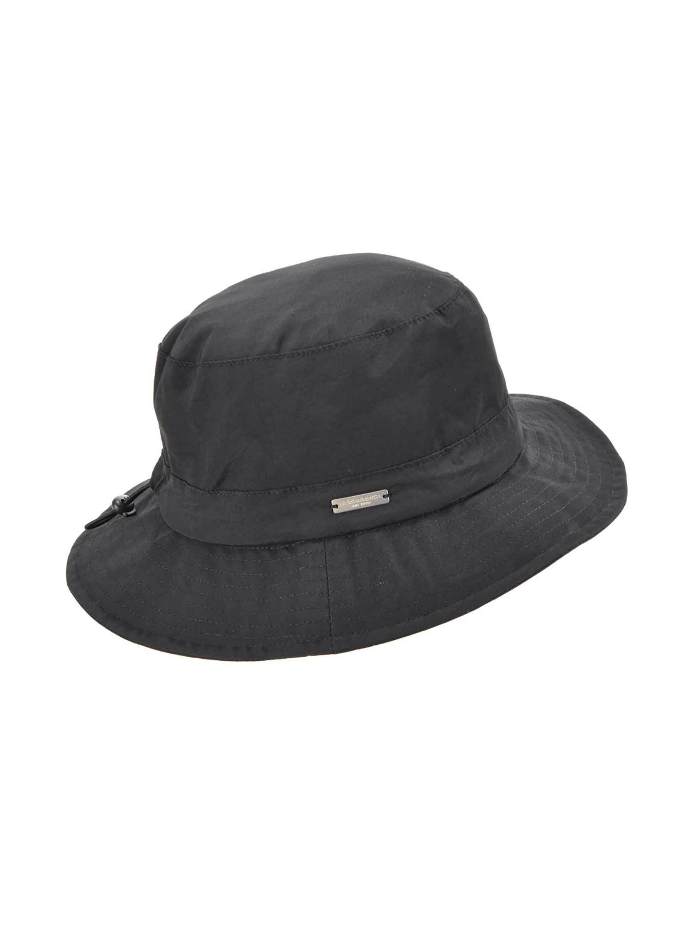 Seeberger Hat 'Hut' in Black: front