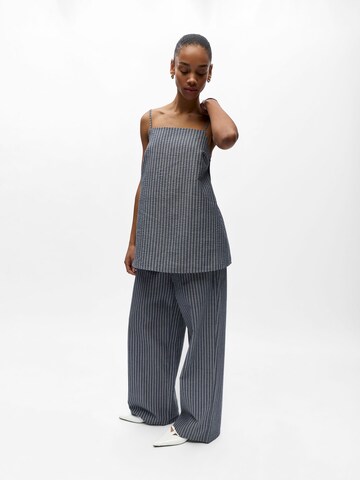 Wide Leg Pantalon 'OBJLunia' OBJECT en bleu