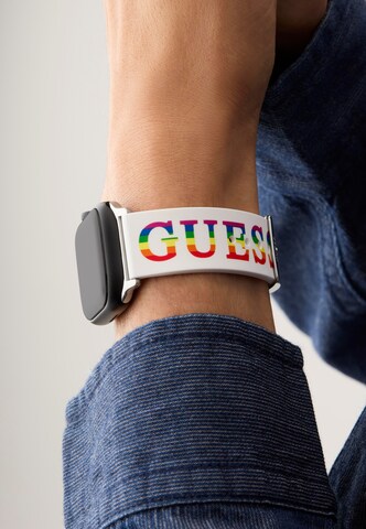 GUESS Armband 'Worn with Pride' in Wit: voorkant