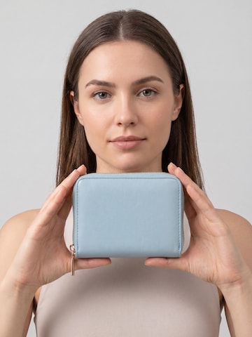 MILLYMILK® Wallet 'PURA SMALL' in Blue: front