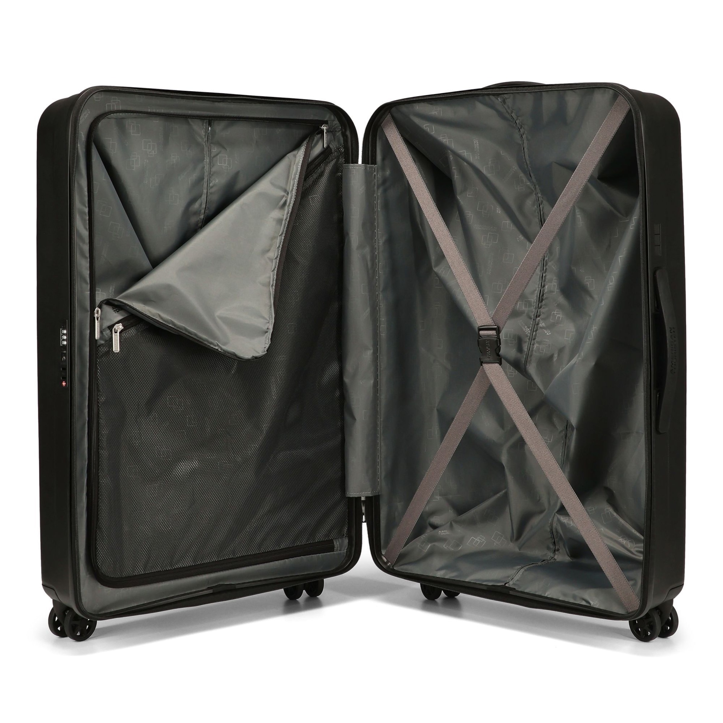 American Tourister Trolley 'Rejoy ' in Schwarz