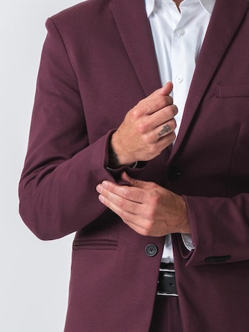 Regular fit Giacca business da completo ' The Original ' di TEESHOPPEN in rosso