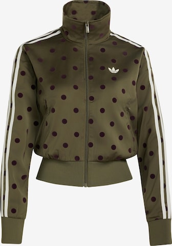ADIDAS ORIGINALS Sweatjacke in Grün: Vorderseite