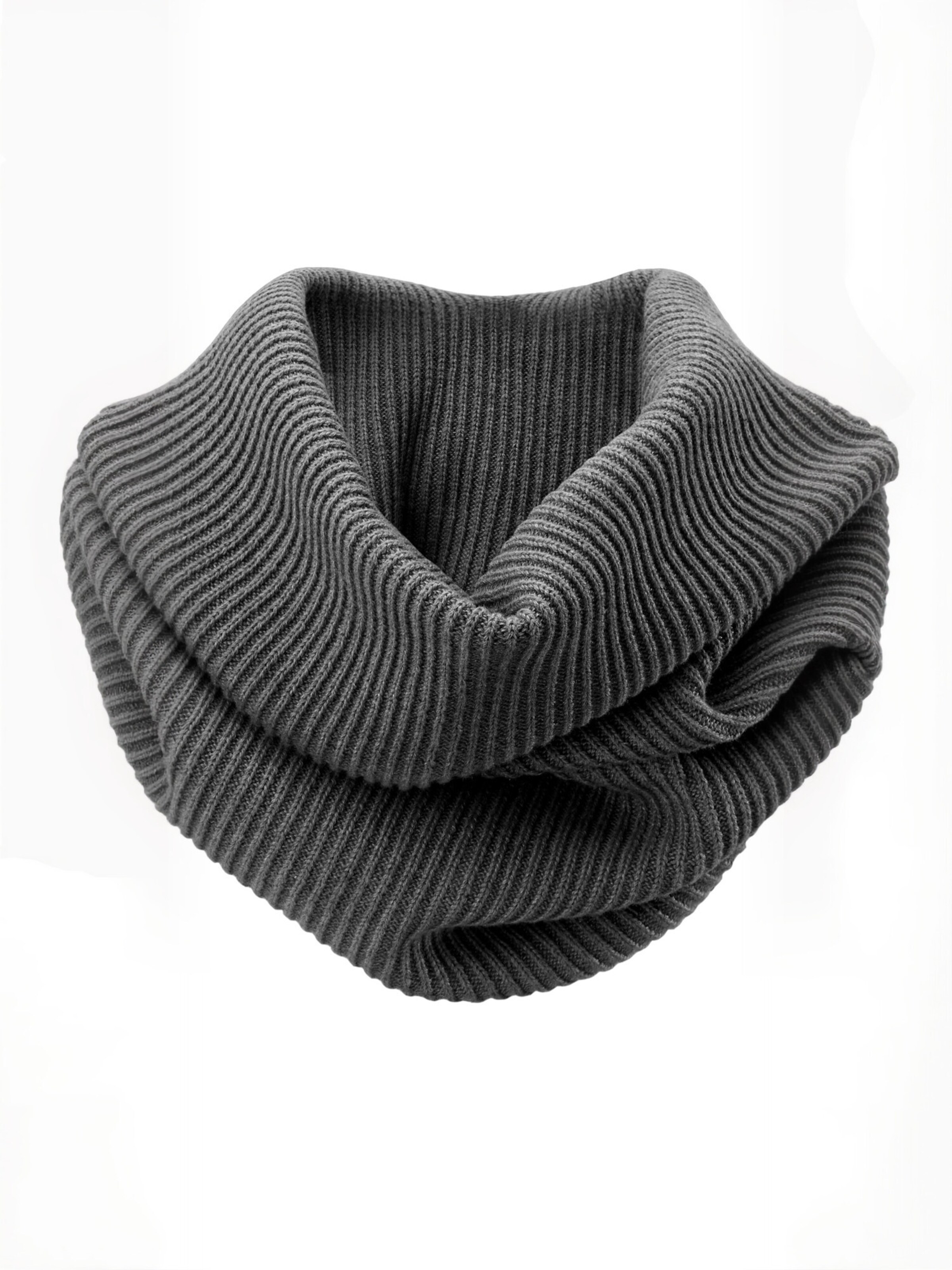Fawler Scarf ' Frisco ' in Grau: Vorderseite