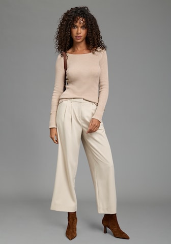 Bruno Banani Pullover in Beige