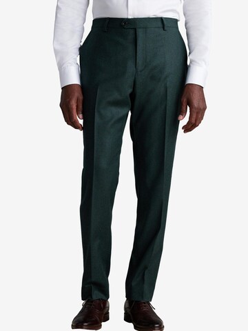 Next Slimfit Pantalon in Groen: voorkant