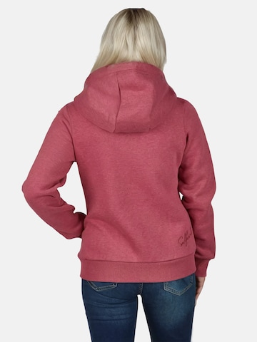 salzhaut Sweatvest in Rood