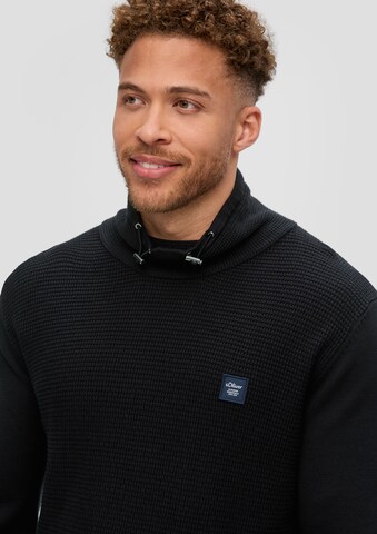 s.Oliver Men Big Sizes Pullover in Schwarz